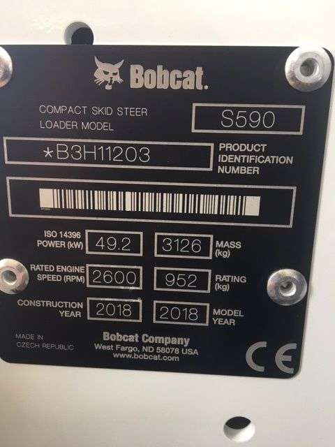 New BOBCAT S 590 skid steer - Photo 19